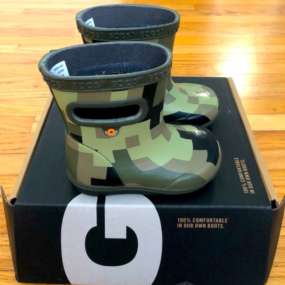 BOGS Toddler Rain Boots Camo Print